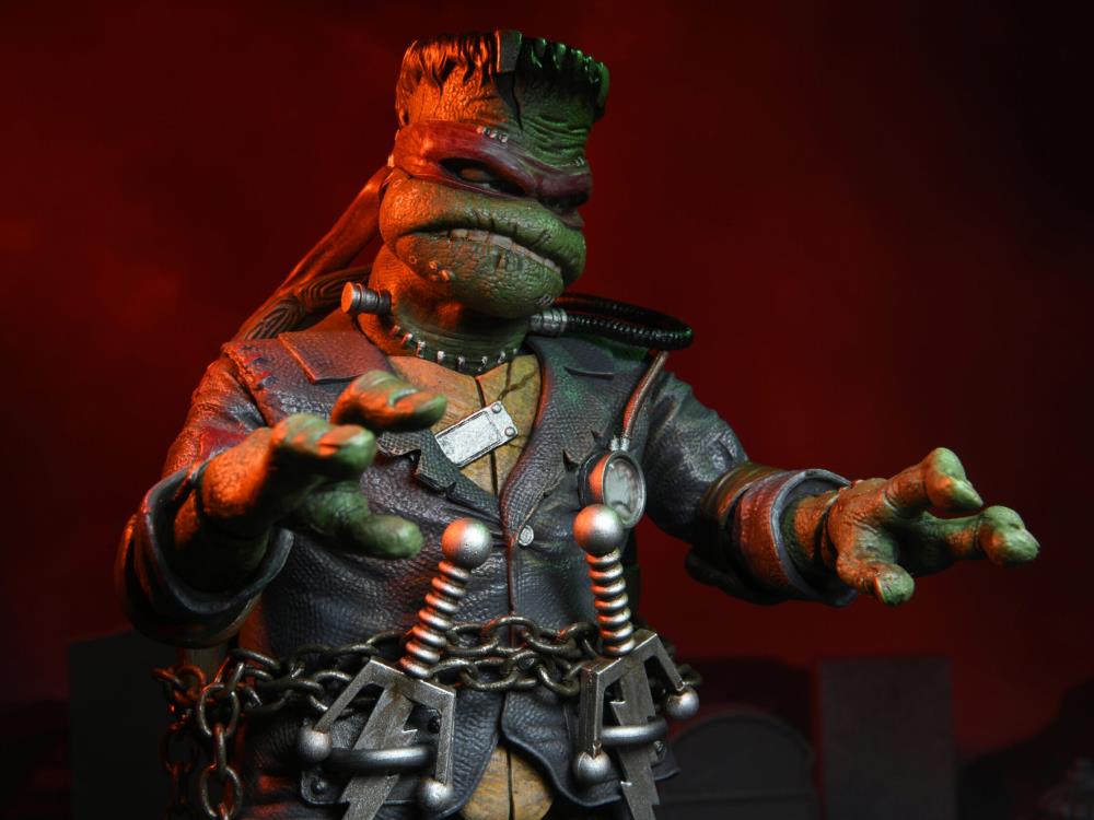Universal Monsters x Teenage Mutant Ninja Turtles Ultimate Raphael as Frankenstein's Monster Action Figure