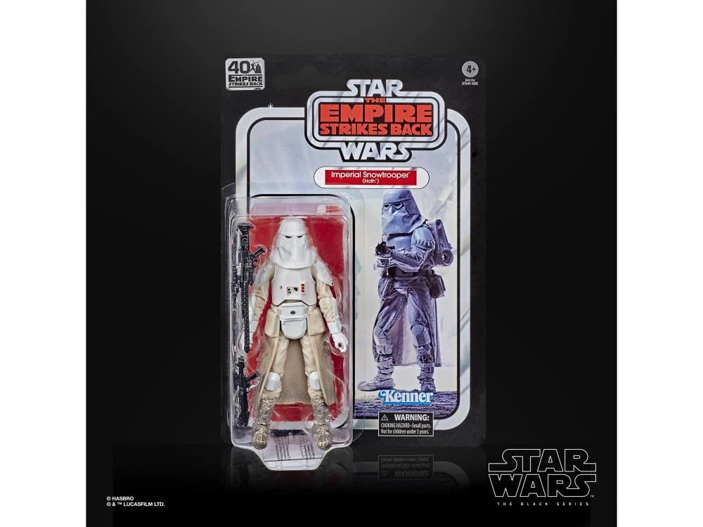 Star Wars 40th Anniversary The Black Series - Snowtrooper Figure