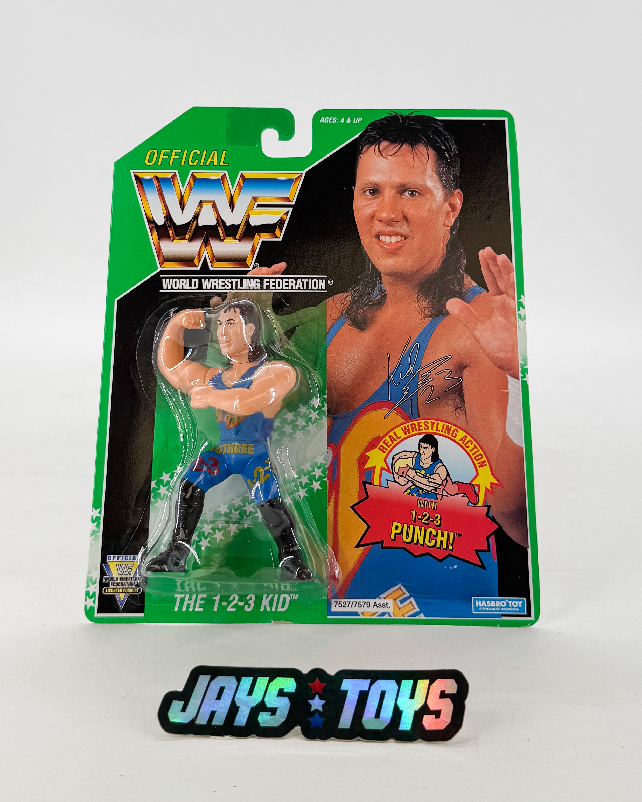 1-2-3 Kid WWF Series 11 1994 Hasbro Carded Action Figure - view 3