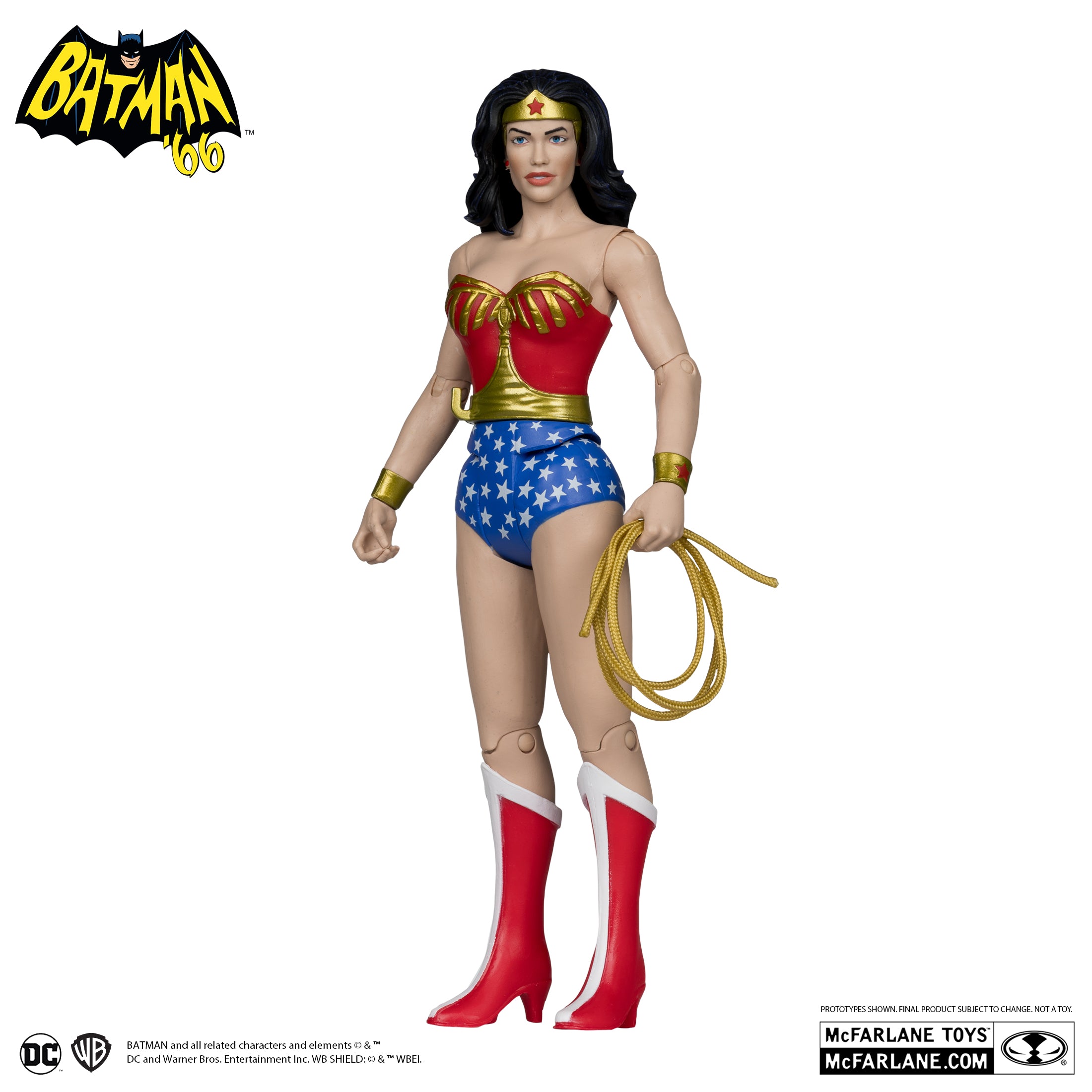 Retro Comic Wonder Woman Figure Batman Classic TV Series McFarlane