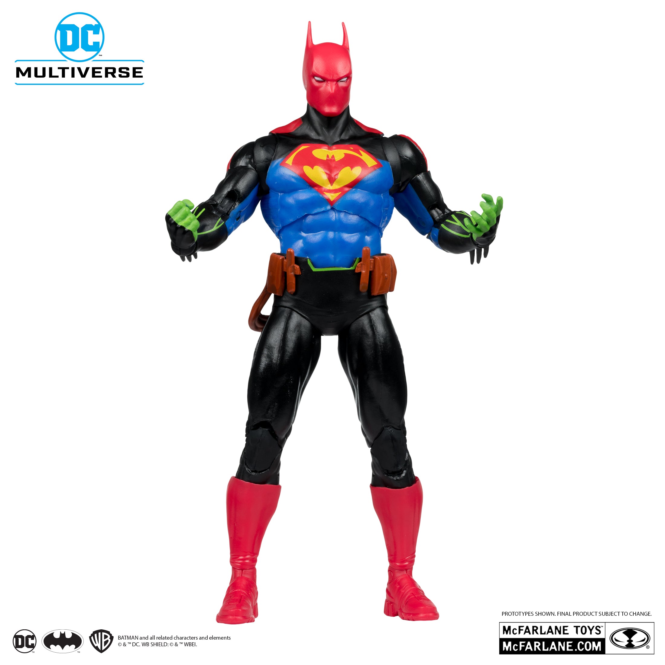 Batman/Superman Fusion Figure DC Multiverse McFarlane Toys