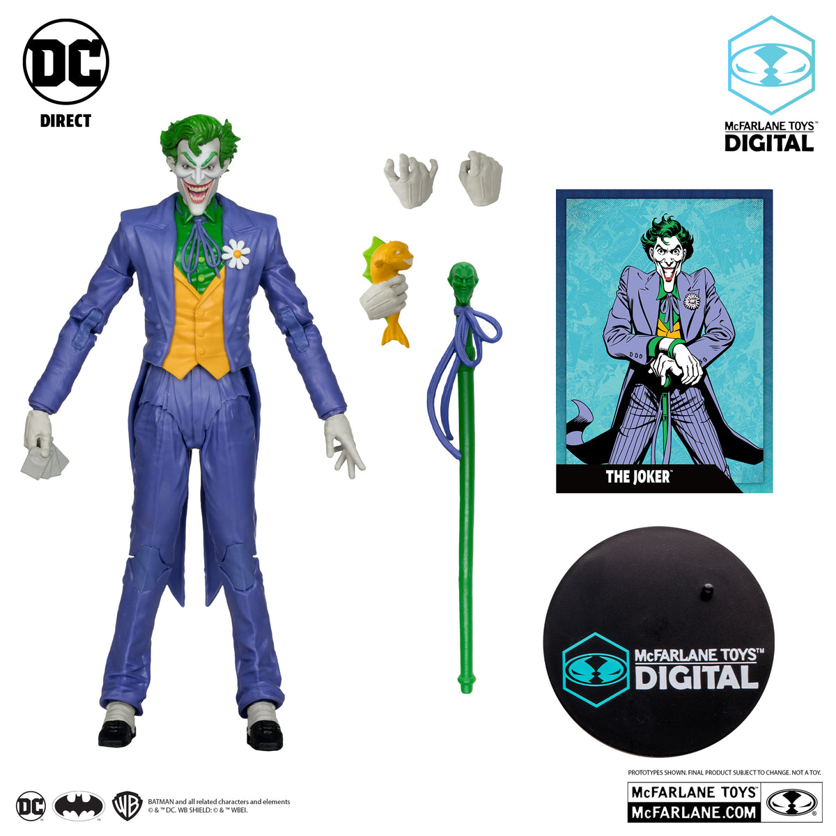 The Joker Silver Age 7" Figure (With Digital Code) McFarlane Toys DC Direct