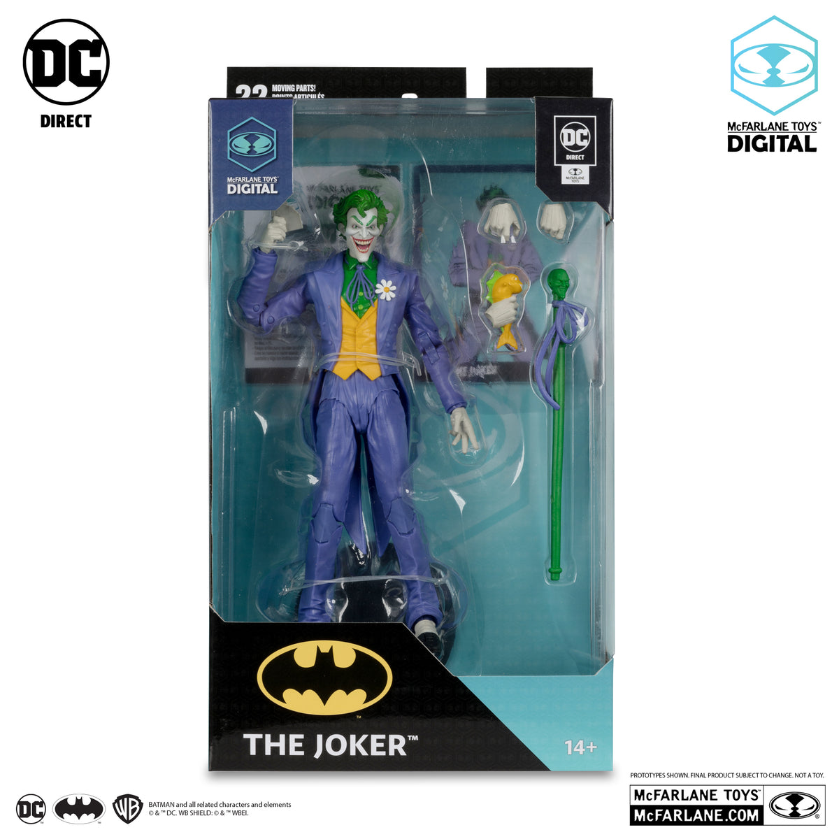 The Joker Silver Age 7" Figure (With Digital Code) McFarlane Toys DC Direct