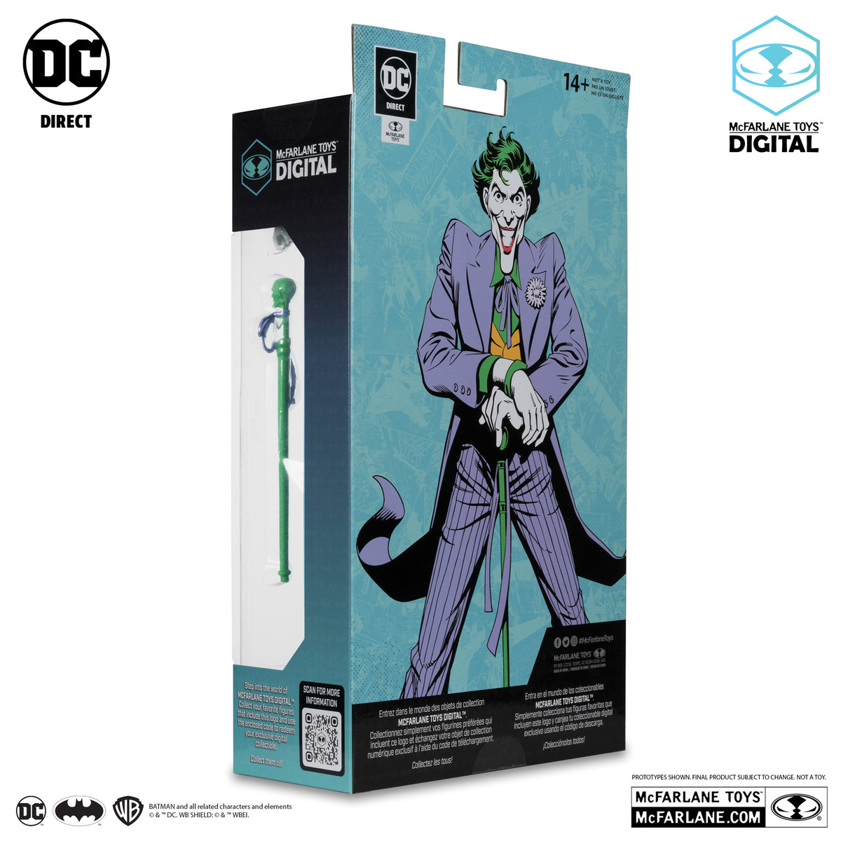 The Joker Silver Age 7" Figure (With Digital Code) McFarlane Toys DC Direct