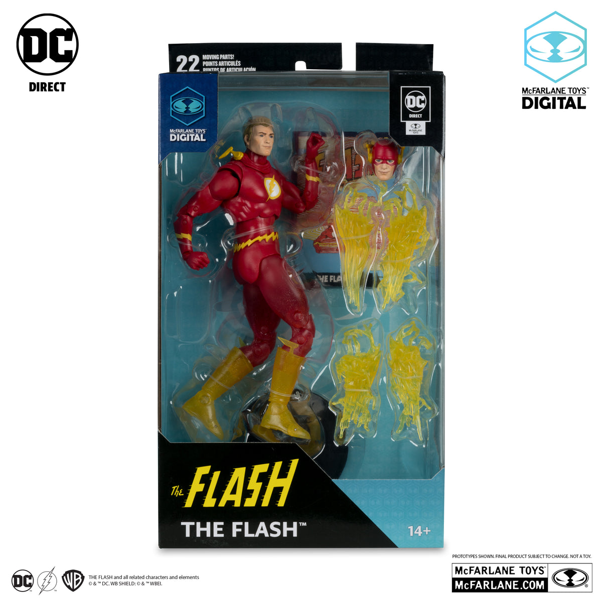 Speed Force The Flash 7" Platinum Edition Figure McFarlane Toys DC Direct