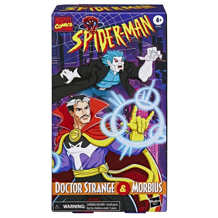 Doctor Strange & Morbius Figure Two-Pack VHS Box Spider-Man Marvel Legends