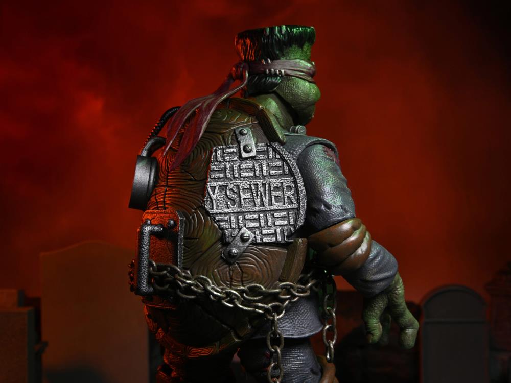 Universal Monsters x Teenage Mutant Ninja Turtles Ultimate Raphael as Frankenstein's Monster Action Figure