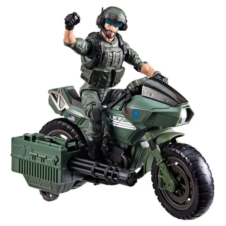 G.I. Joe Classified Series Special Missions: Cobra Island Alvin “Breaker” Kinney Figure with RAM Cycle