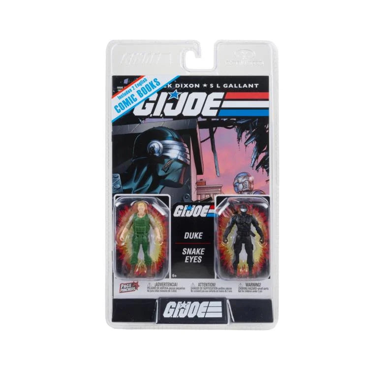 G.I. Joe Page Punchers - Duke and Snake Eyes Two-Pack with Comic