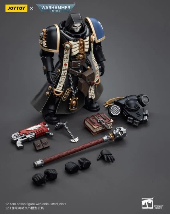 JOYTOY Warhammer 40K - Ultramarines Primaris Chaplain Brother Varus
