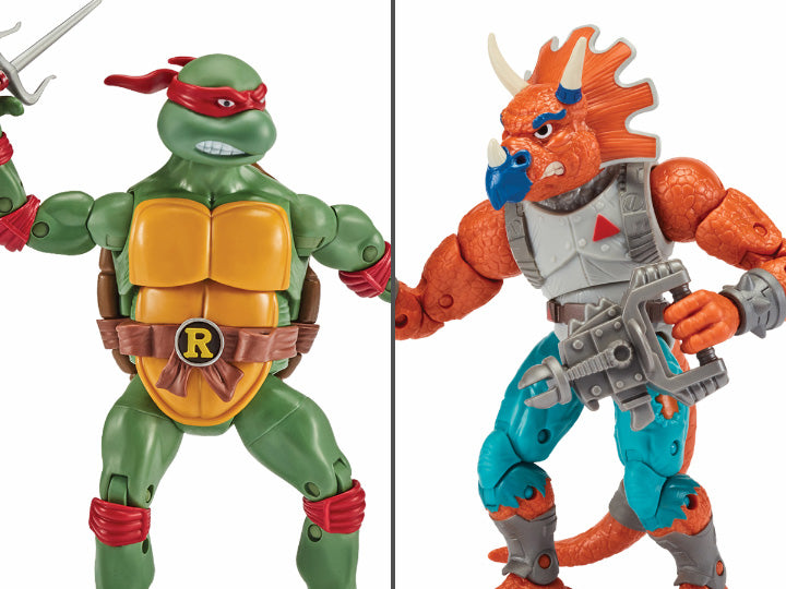 Teenage Mutant Ninja Turtles Classic - Raphael Vs. Triceraton Two-Pack