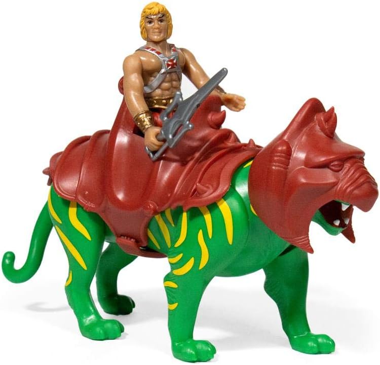 Masters of The Universe Super7 Reaction - He-Man and Battle Cat