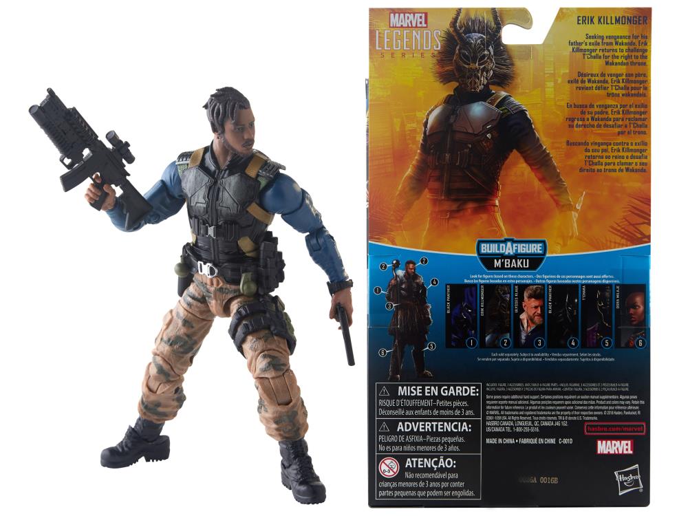 Black Panther Marvel Legends - Erik Killmonger (M'Baku BAF)