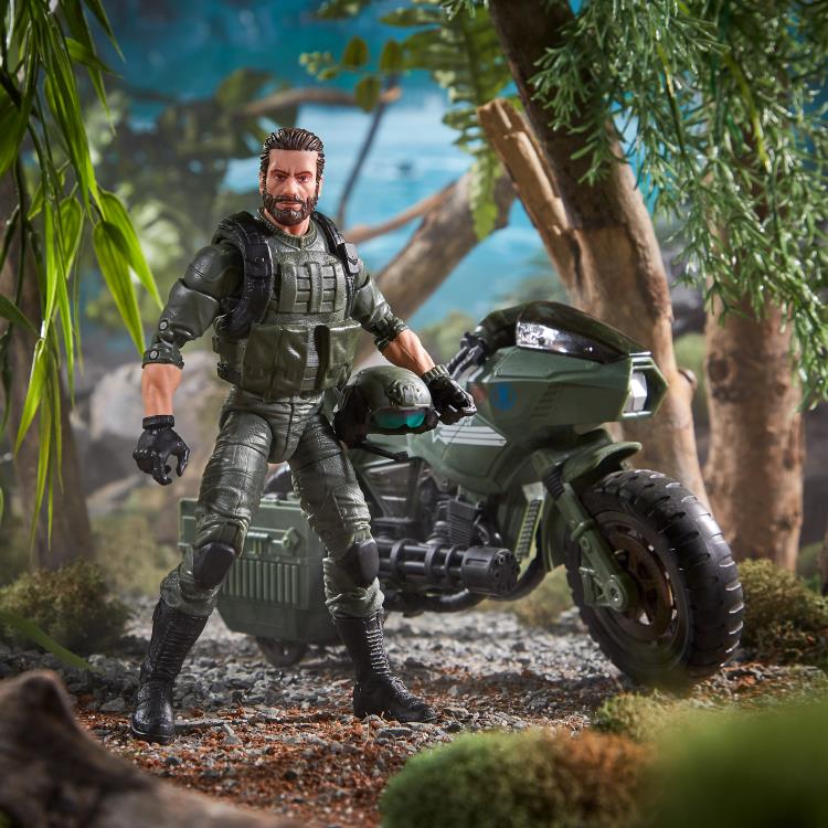 G.I. Joe Classified Series Special Missions: Cobra Island Alvin “Breaker” Kinney Figure with RAM Cycle