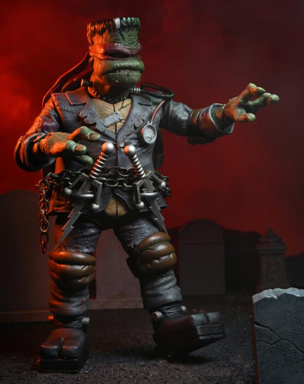 Universal Monsters x Teenage Mutant Ninja Turtles Ultimate Raphael as Frankenstein's Monster Action Figure