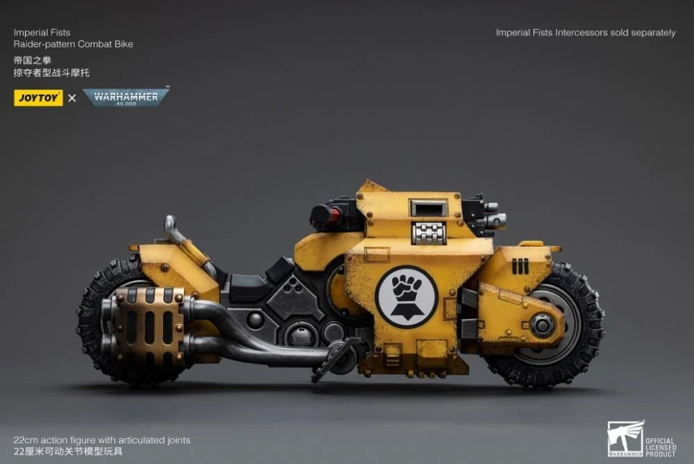 JOYTOY Warhammer 40k - Imperial Fists Raider-Pattern Combat Bike