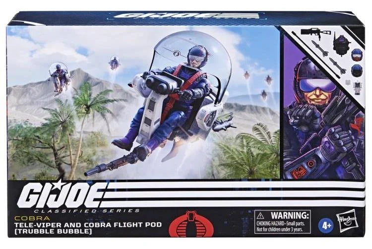 Tele-Viper & Cobra Flight Pod (Trubble Bubble) Action Figure Set G.I. Joe Classified Series