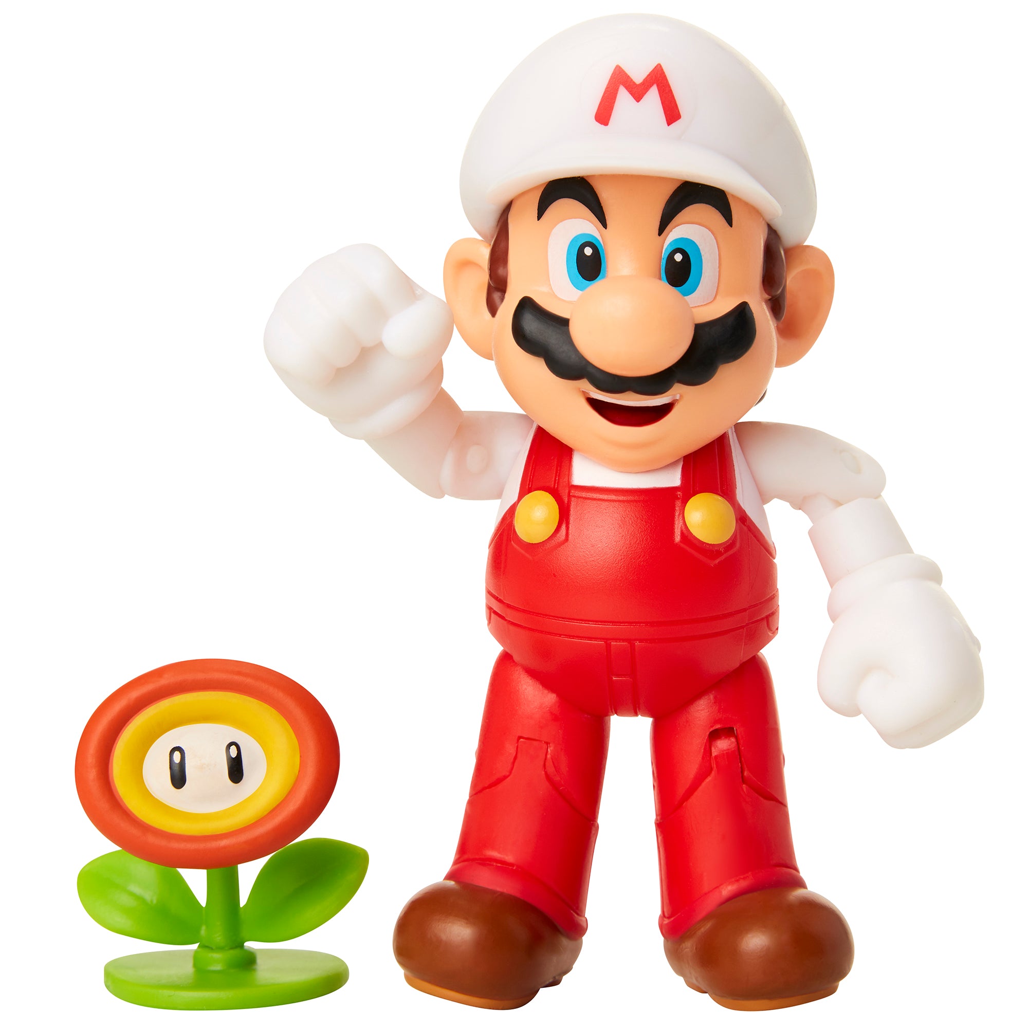 Fire Mario with Fire Flower Super Mario Jakks Pacific