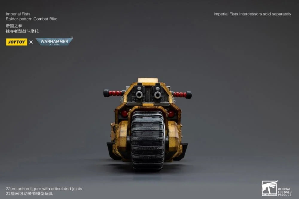 JOYTOY Warhammer 40k - Imperial Fists Raider-Pattern Combat Bike