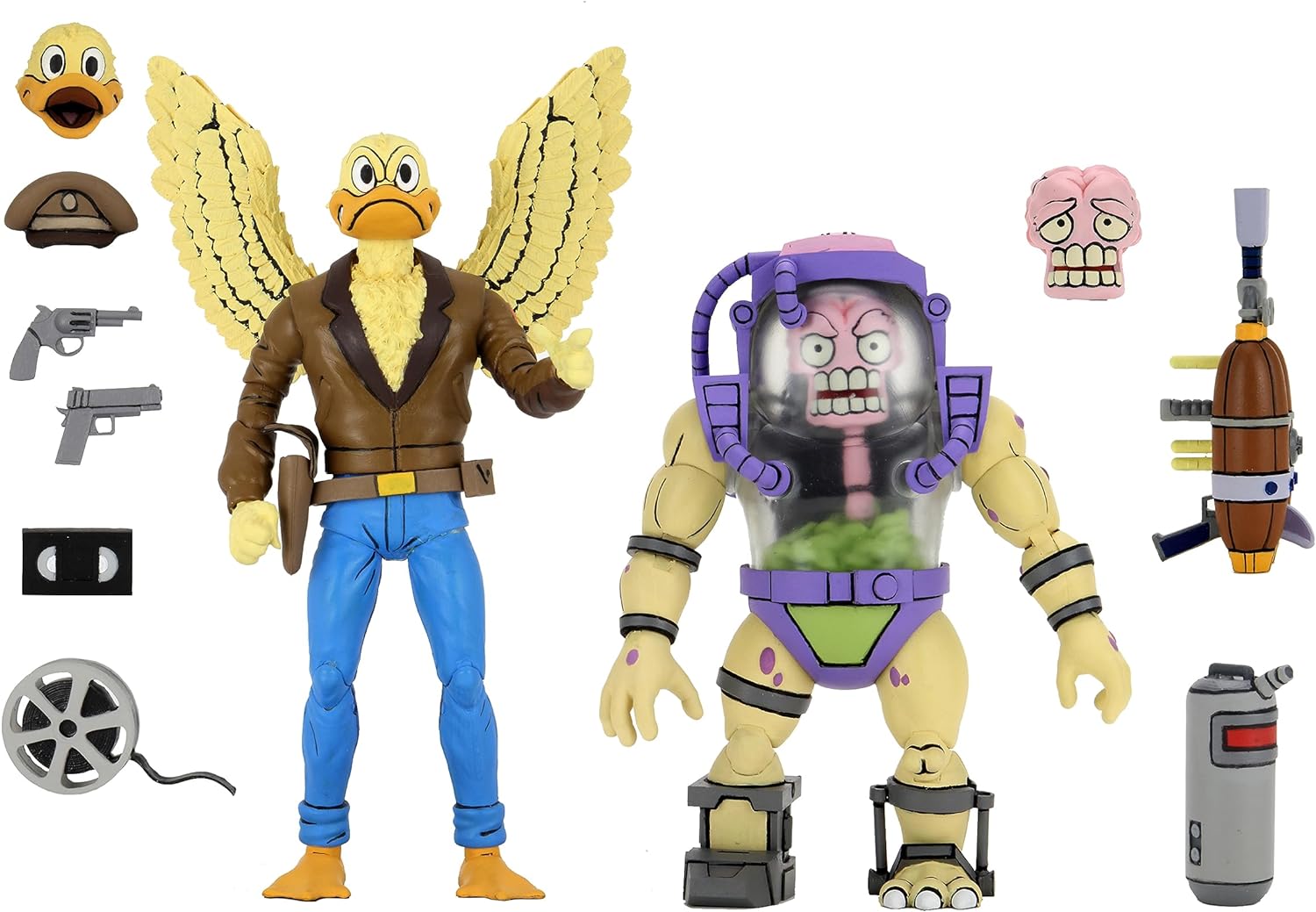 NECA Teenage Mutant Ninja Turtles - Ace Duck and Mutagen Man