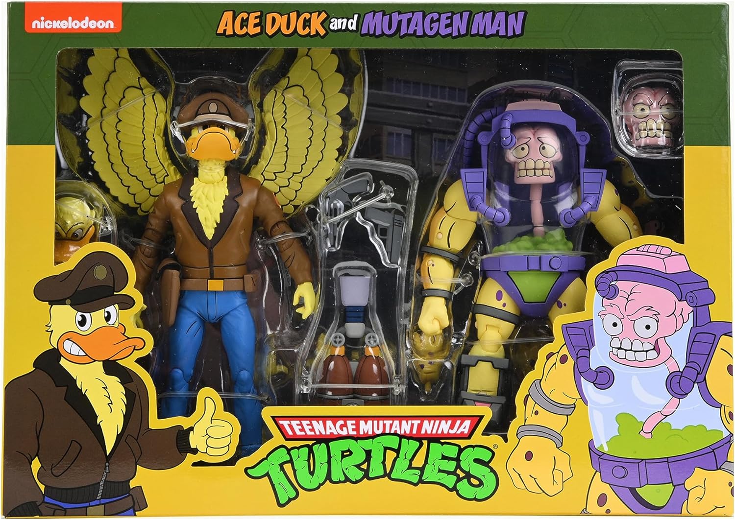 NECA Teenage Mutant Ninja Turtles - Ace Duck and Mutagen Man