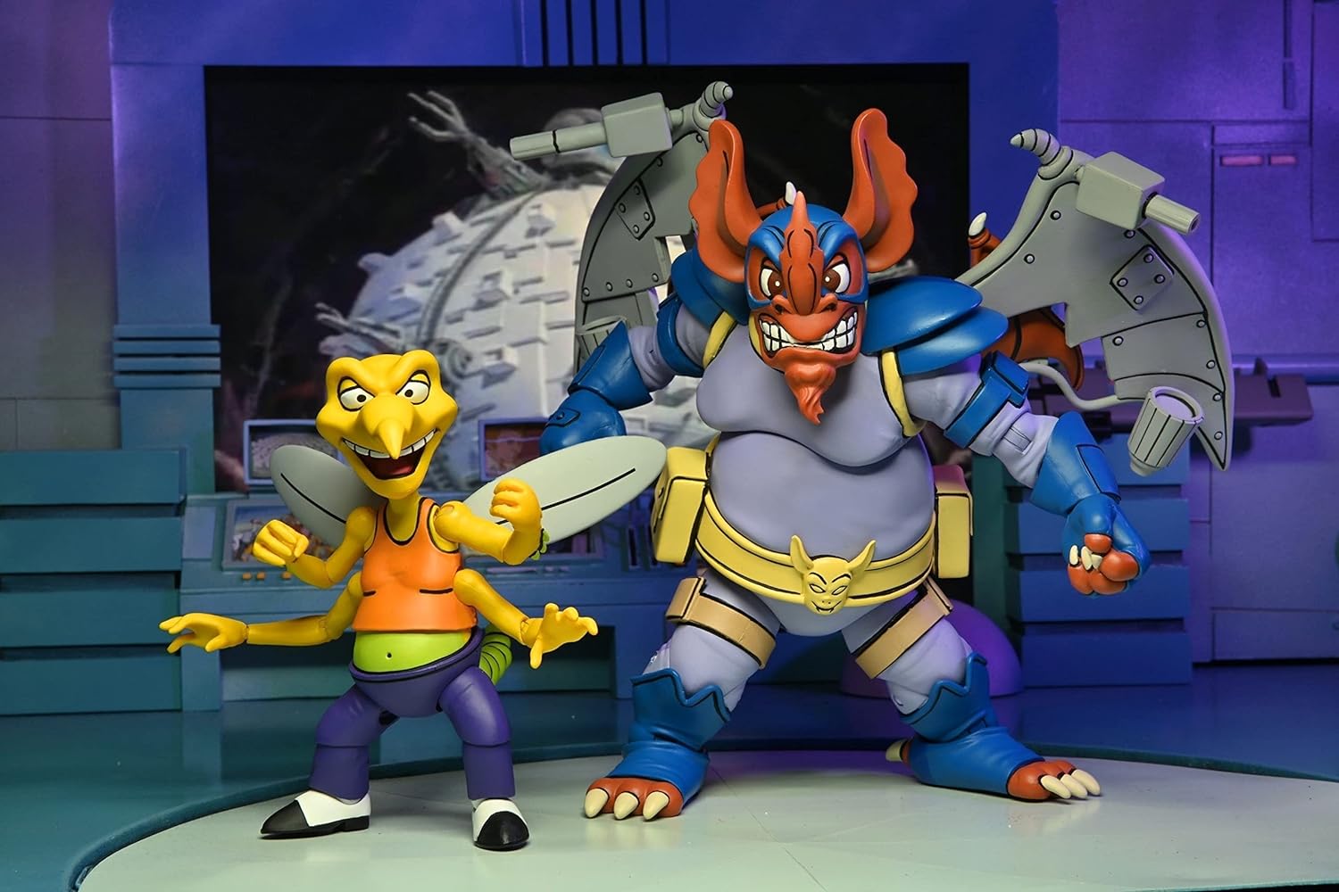 NECA Teenage Mutant Ninja Turtles - Wingnut and Screwloose