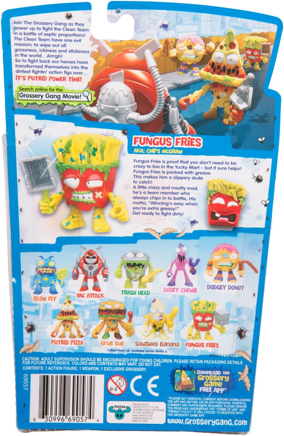 GROSSERY GANG The S3 Action Figurine - Fungus Fries