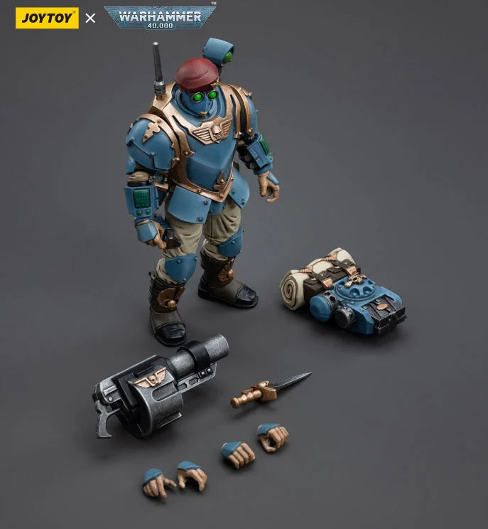 JOYTOY Warhammer 40k - Astra Militarum Tempestus Scions Command Squad 55th Kappic Eagles Grenadier