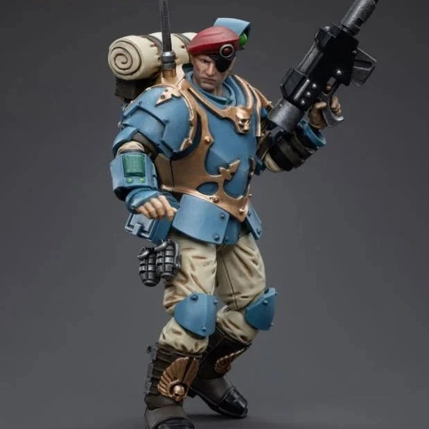 JOYTOY Warhammer 40k - Astra Militarum Tempestus Scions Command Squad 55th Kappic Eagles Banner Bearer