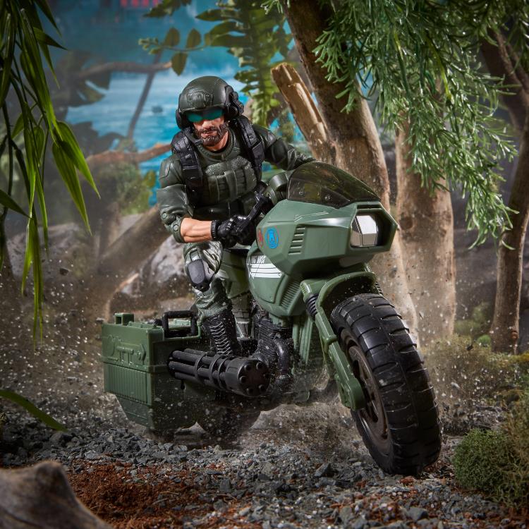 G.I. Joe Classified Series Special Missions: Cobra Island Alvin “Breaker” Kinney Figure with RAM Cycle