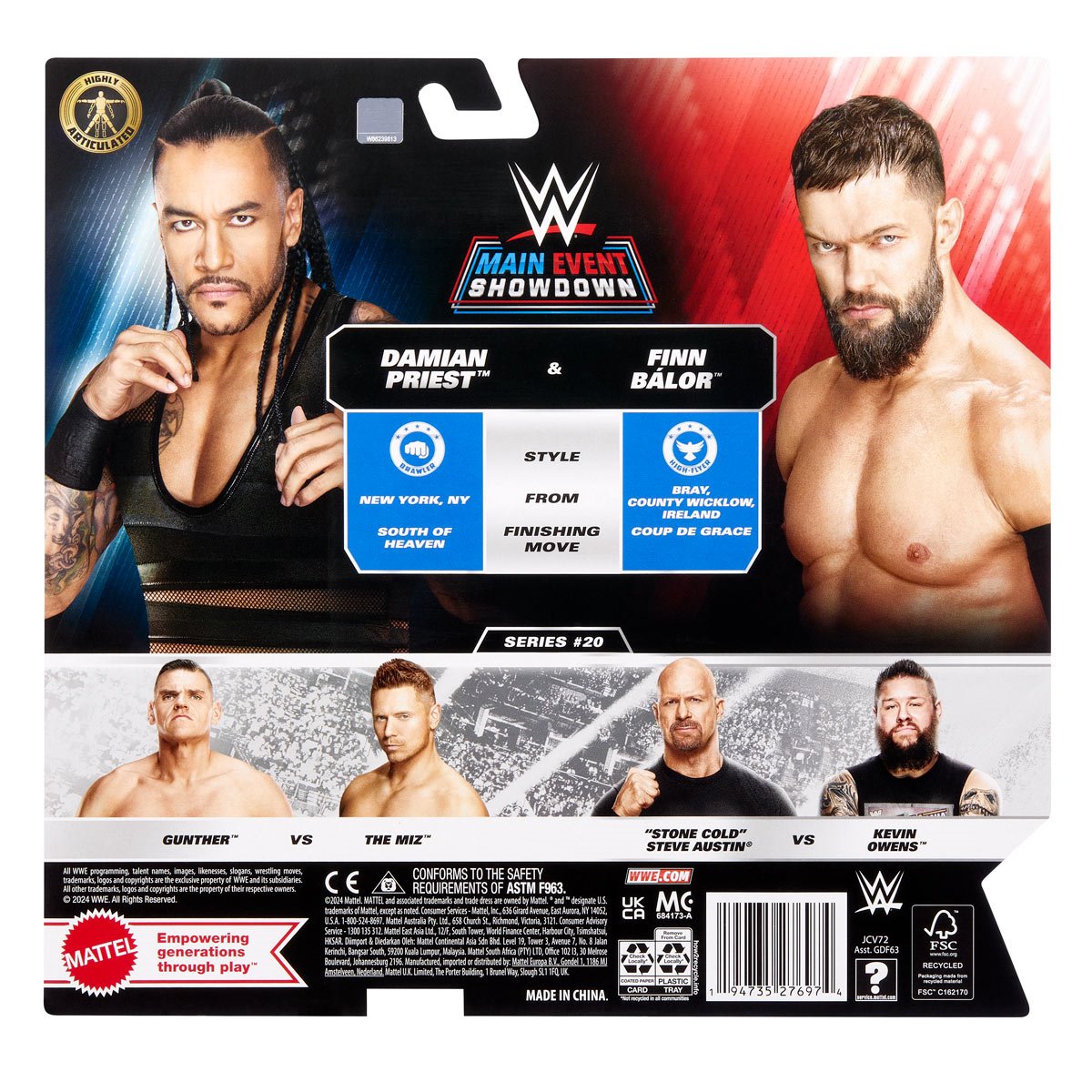 Damian Priest & Finn Balor - WWE Showdown S20 Action Figure 2-Pack