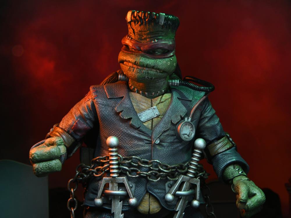 Universal Monsters x Teenage Mutant Ninja Turtles Ultimate Raphael as Frankenstein's Monster Action Figure