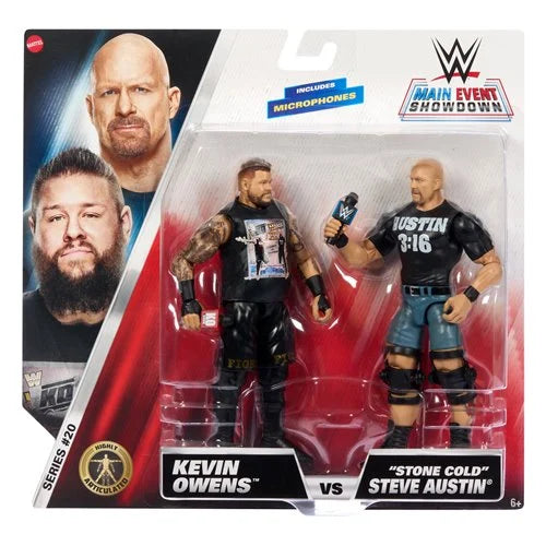 Kevin Owens Vs Stone Cold Steve Austin - WWE Main Event Series Showdown 2 Pack