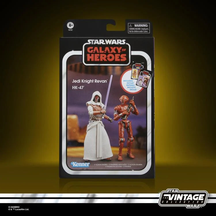 Star Wars: The Vintage Collection - Jedi Knight Revan and HK-47 (Galaxy of Heroes) Two-Pack