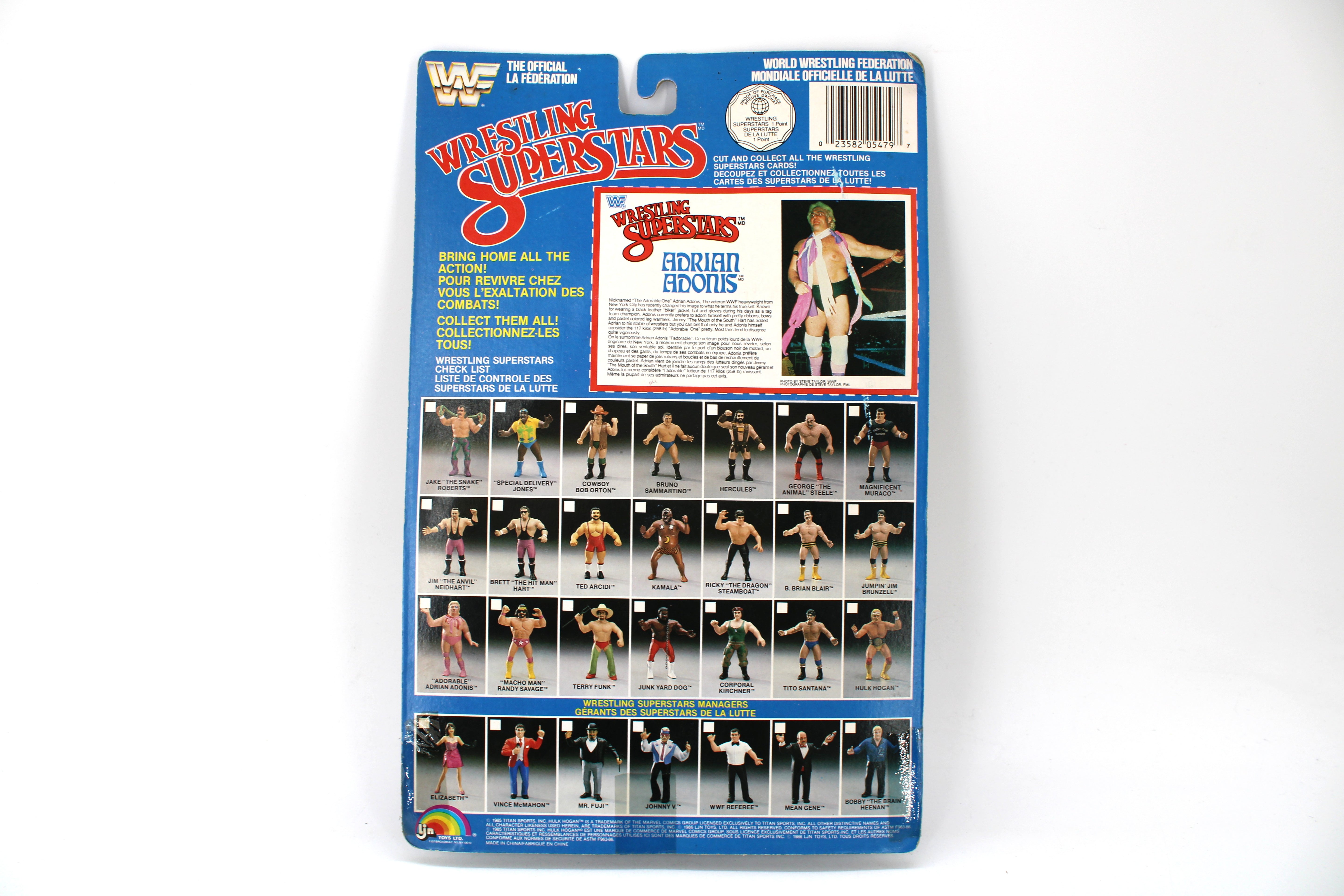 WWF Wrestling Superstars Adrian Adonis Action Figure (1985) - view 2