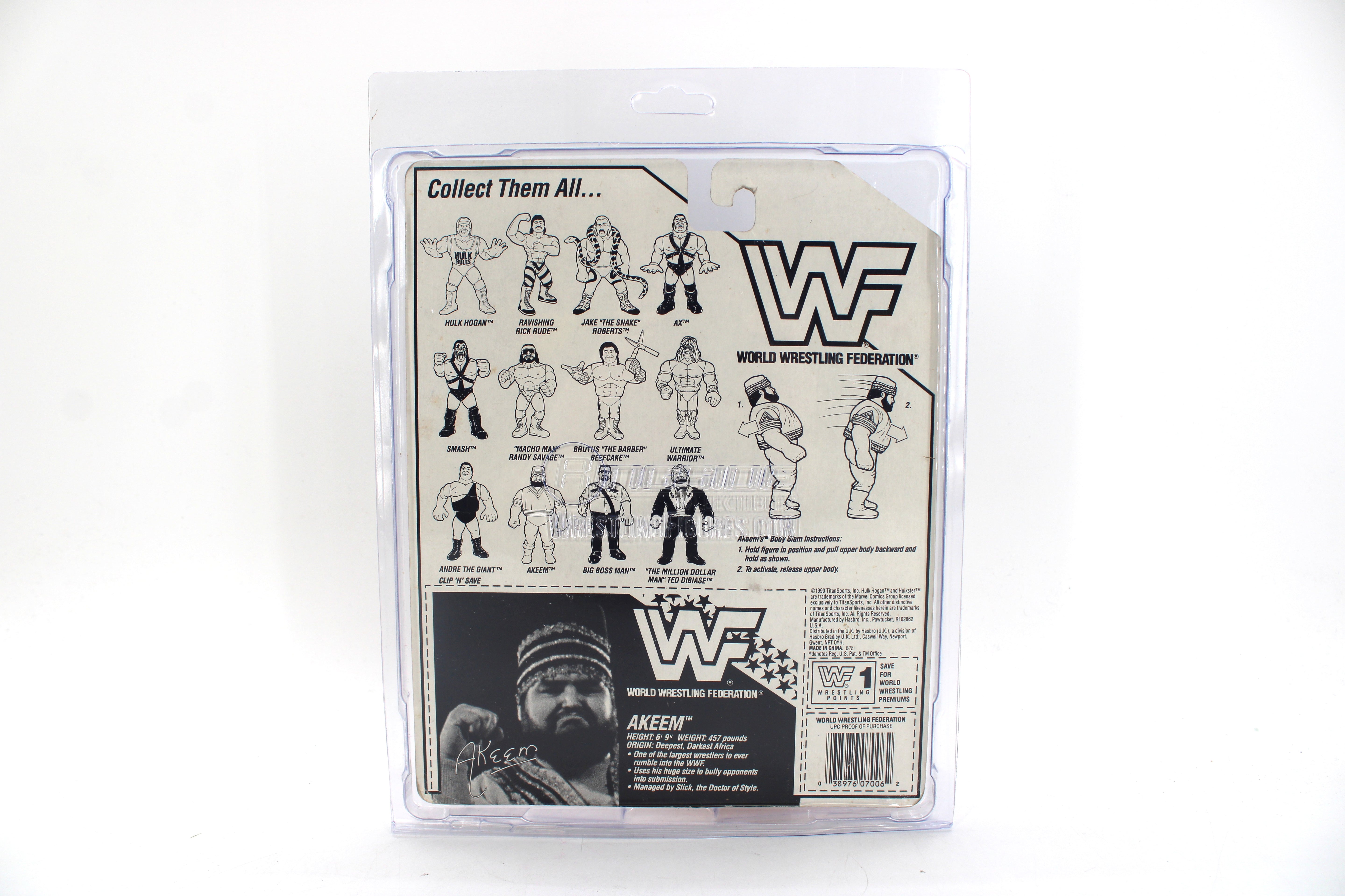 WWF Akeem Action Figure (1990) – Carded - view 7
