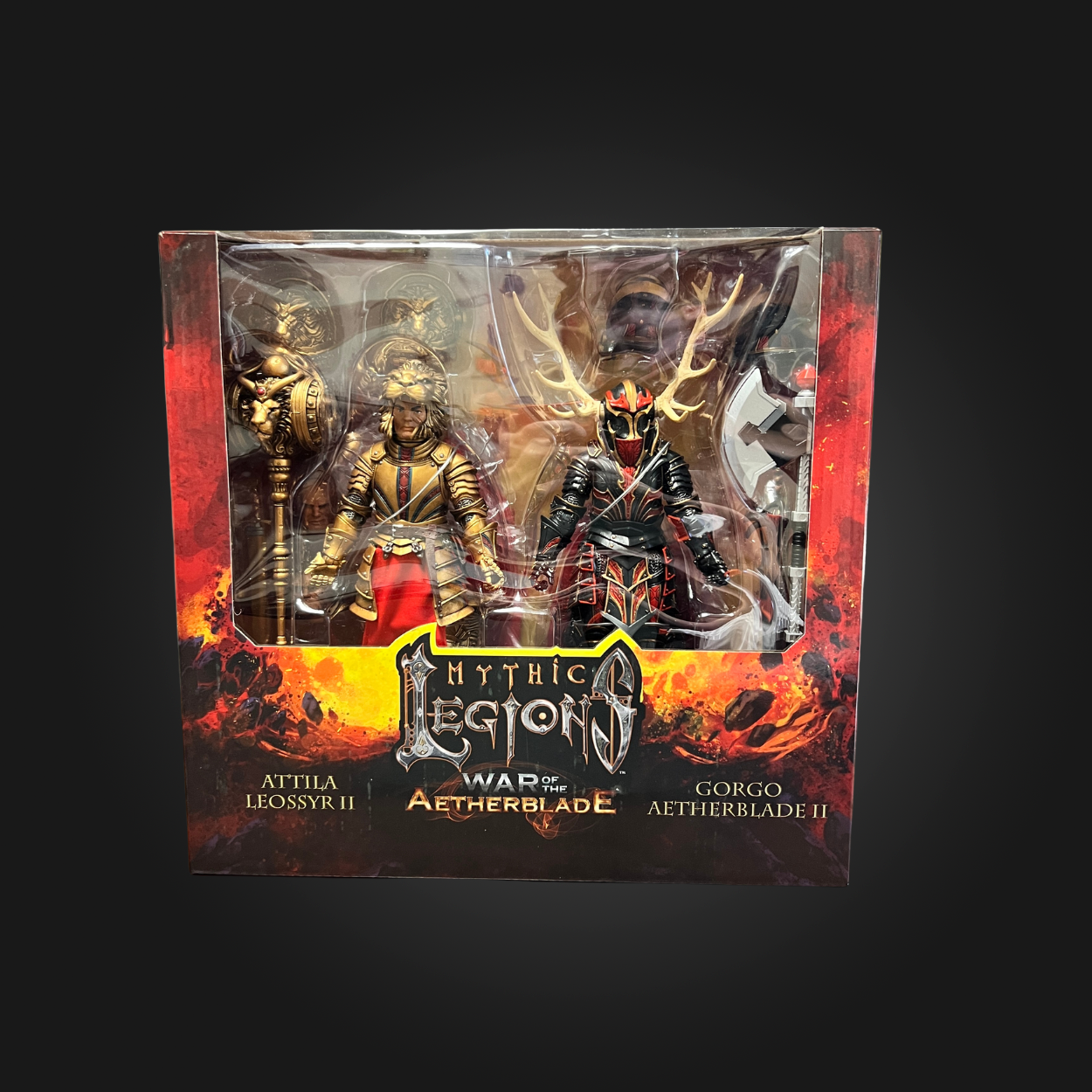 Mythic Legions: War of the Aetherblade - Gorgo Aetherblade & Attila Leossyr Two-Pack