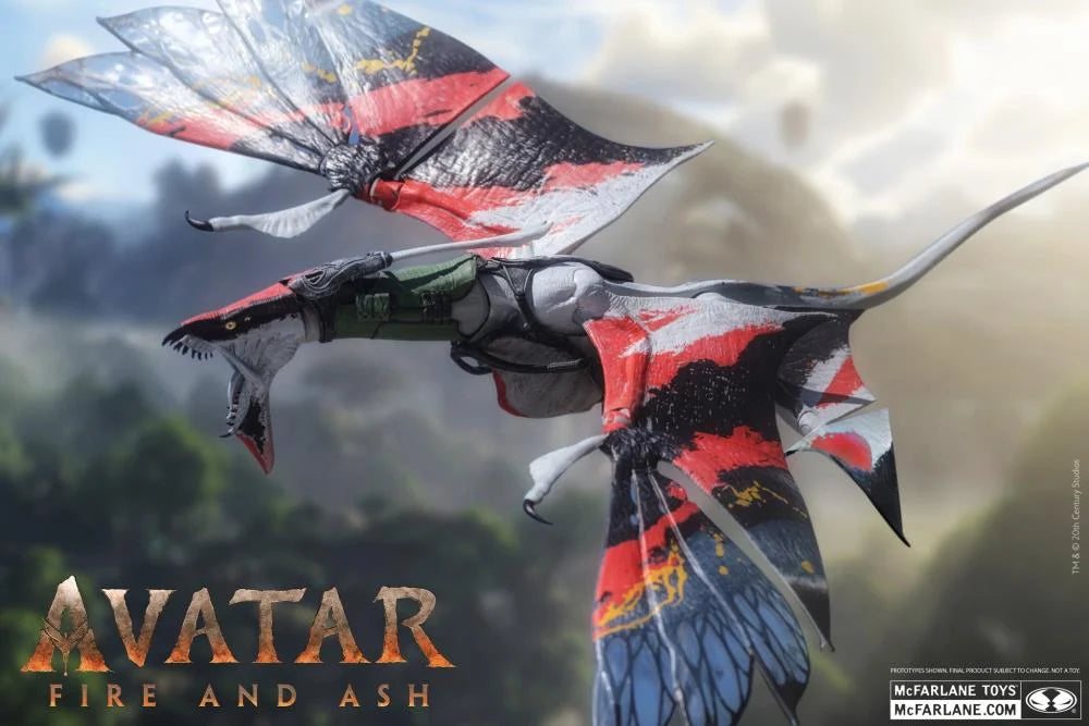 Avatar: Fire and Ash Quaritch's Banshee Figure McFarlane Toys