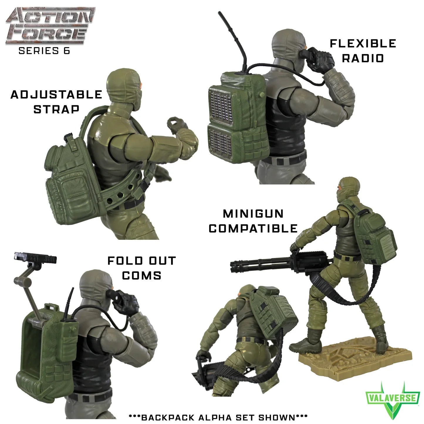 Backpack Set Bravo Action Force: Series 6