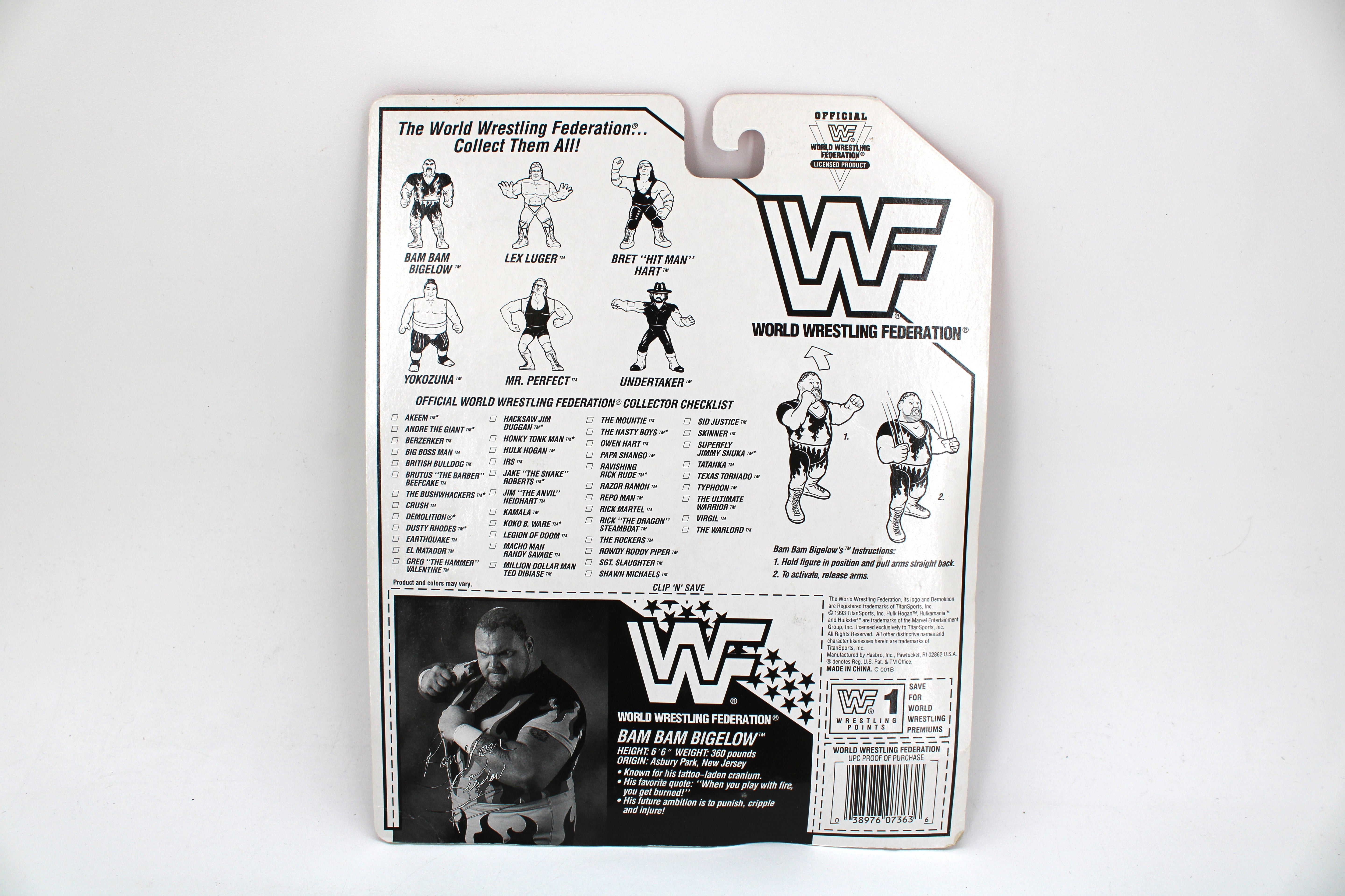 WWF Bam Bam Bigelow Action Figure (1993) - view 2