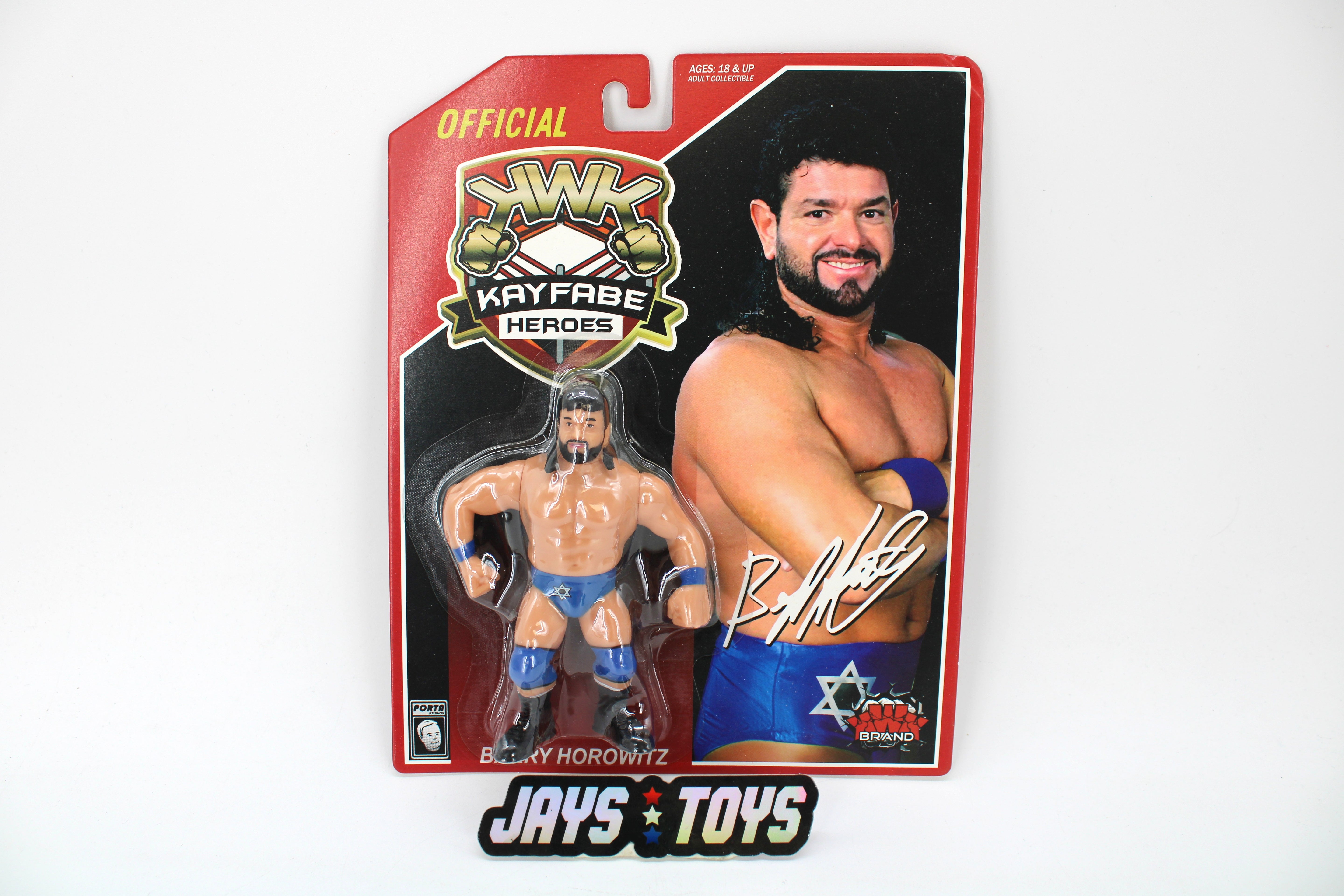 KWK Kayfabe Heroes Barry Horowitz Action Figure (Red Card Variant, 2025) product image
