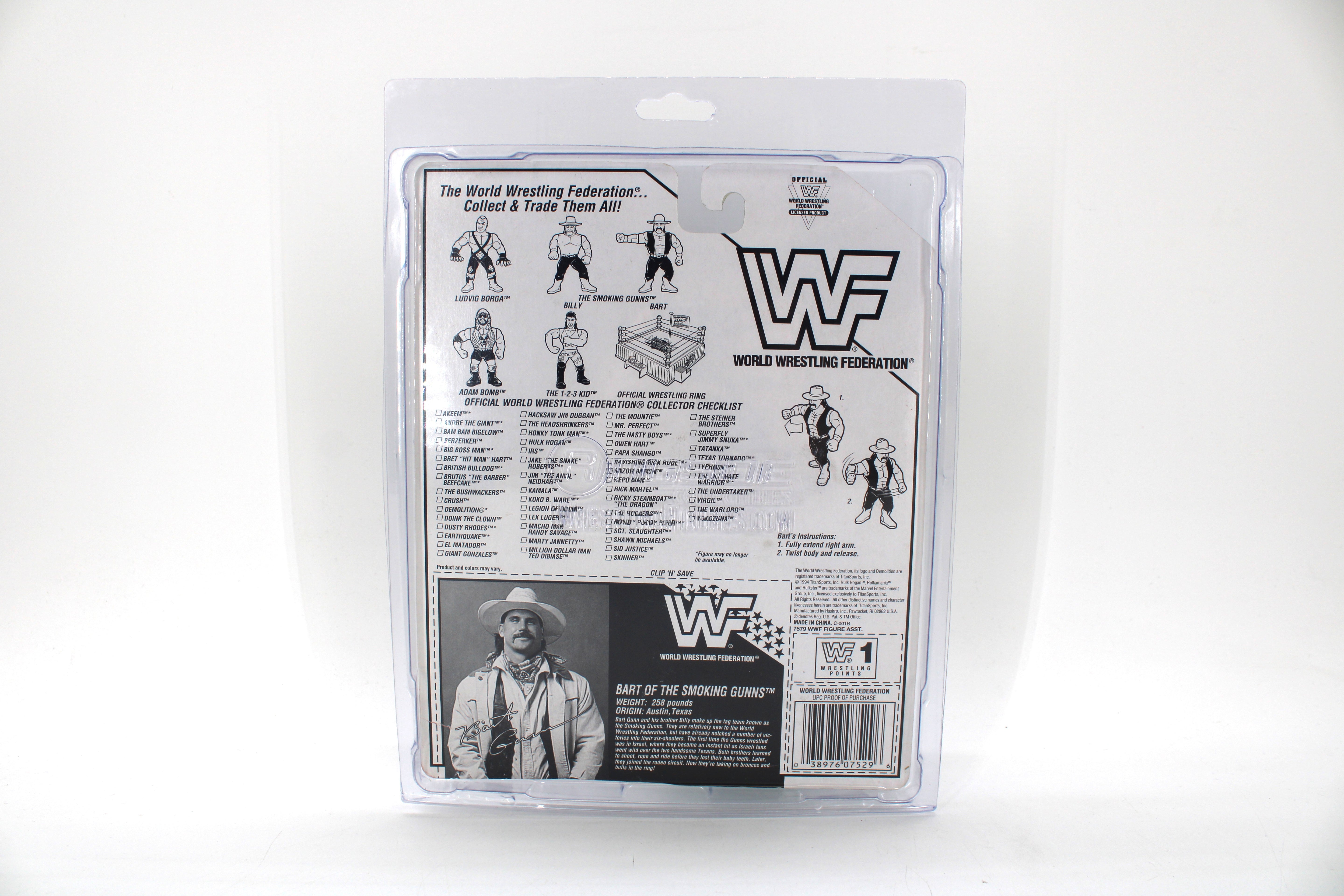 WWF Bart of the Smoking Gunns Action Figure (1994) - view 7