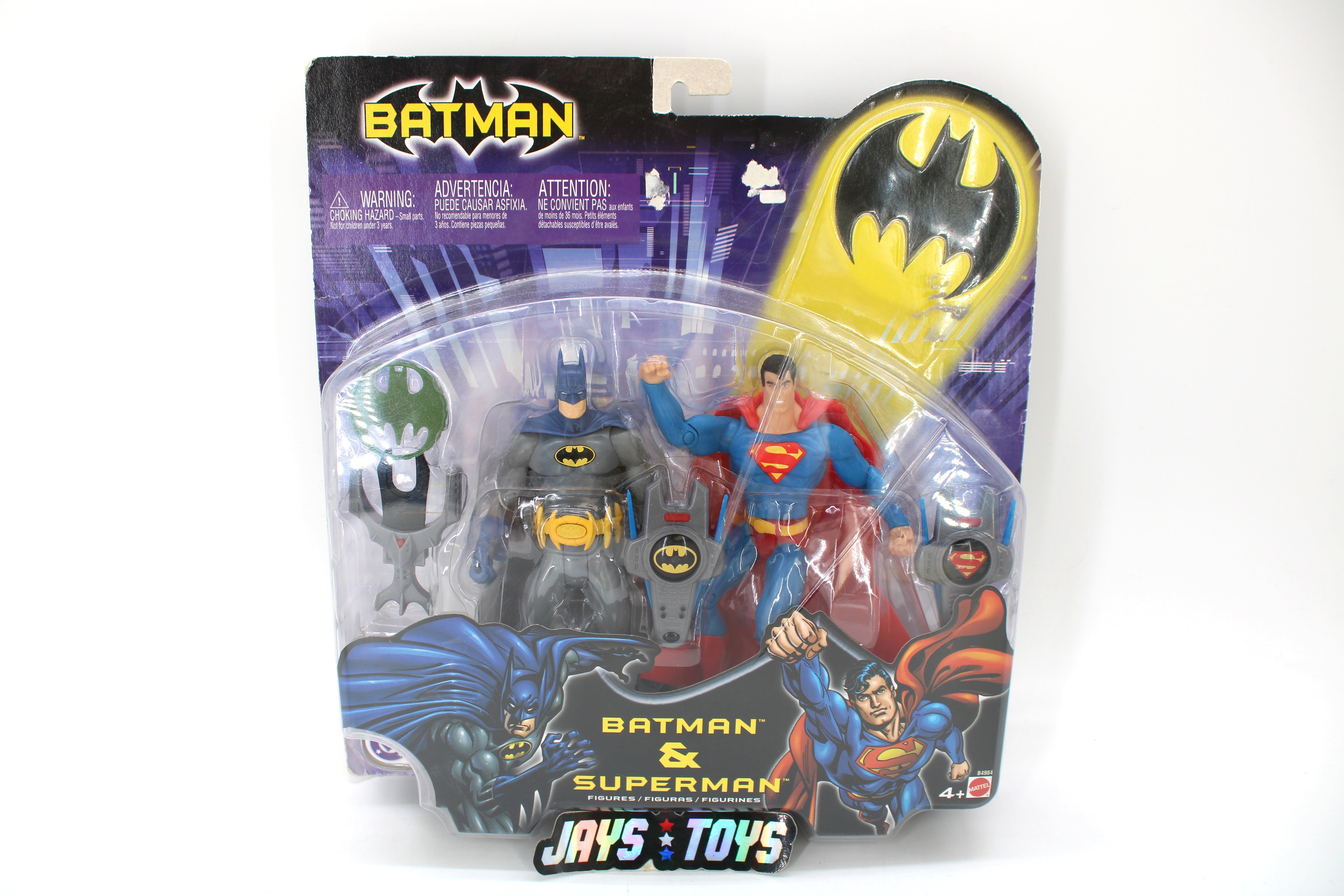 Batman Superman Action Figure 2-Pack (2003) – Carded product image