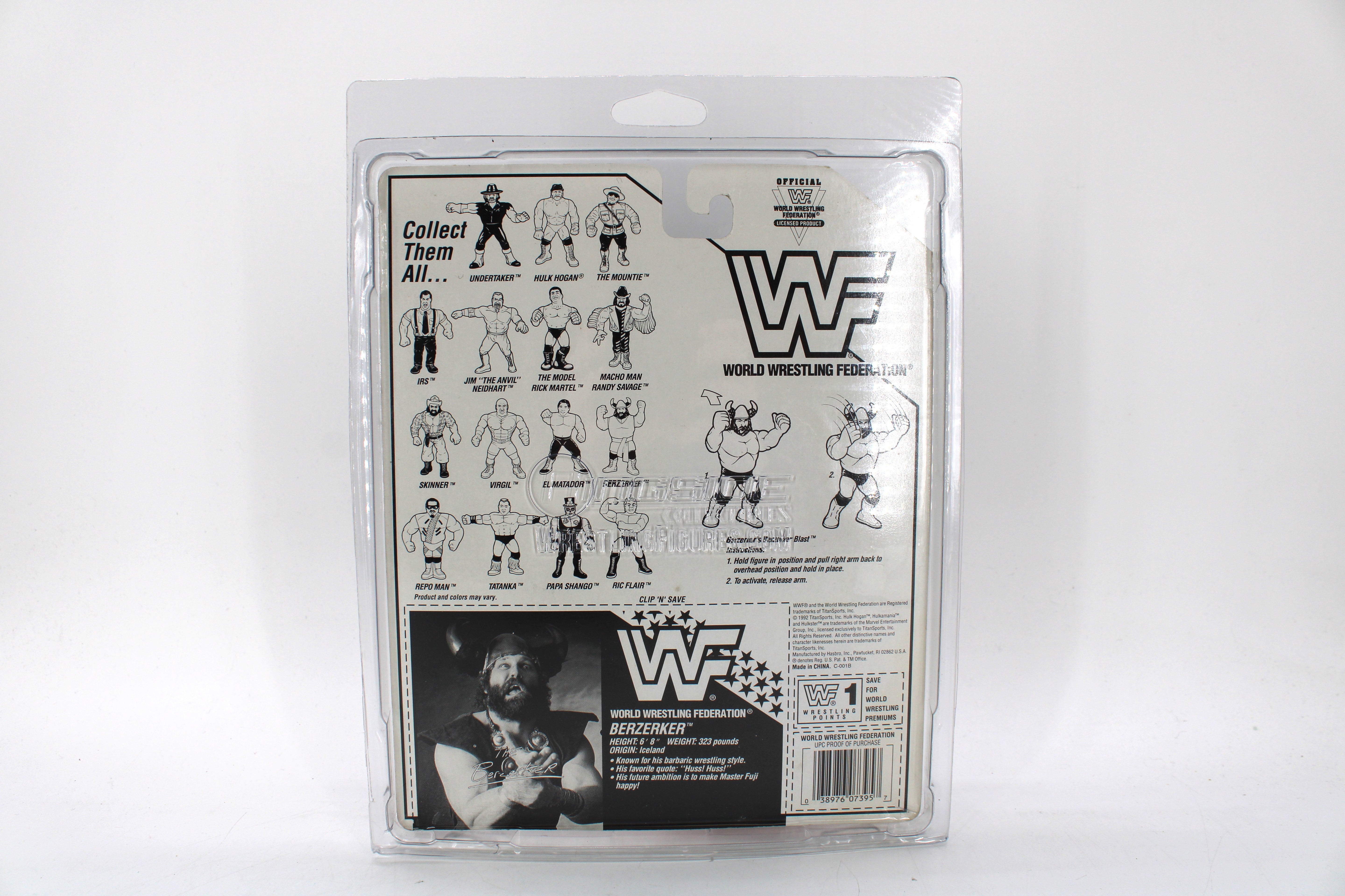 WWF Berzerker Autographed Action Figure (1992) - view 7