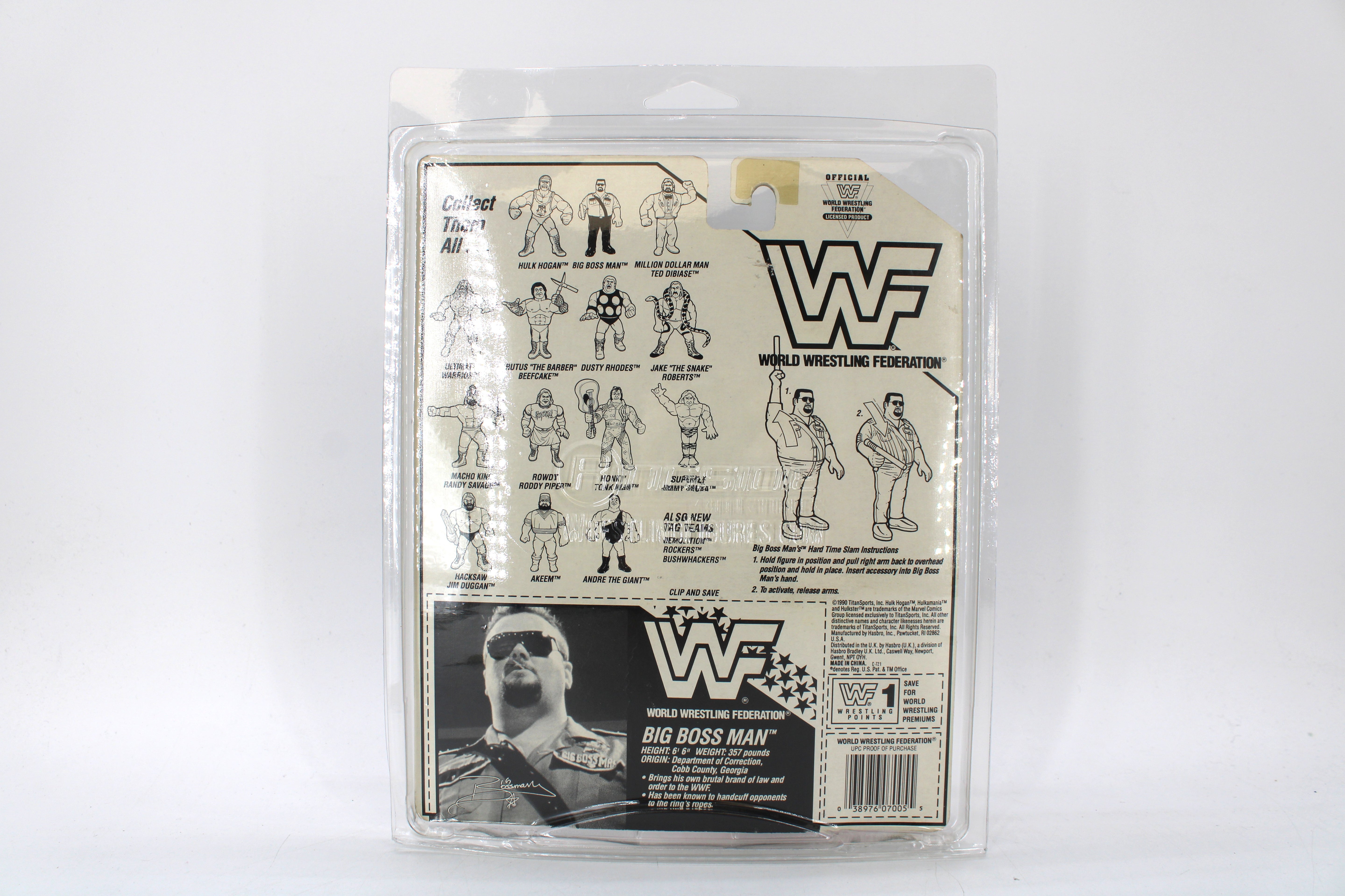 WWF Big Boss Man Action Figure (1990) - view 7
