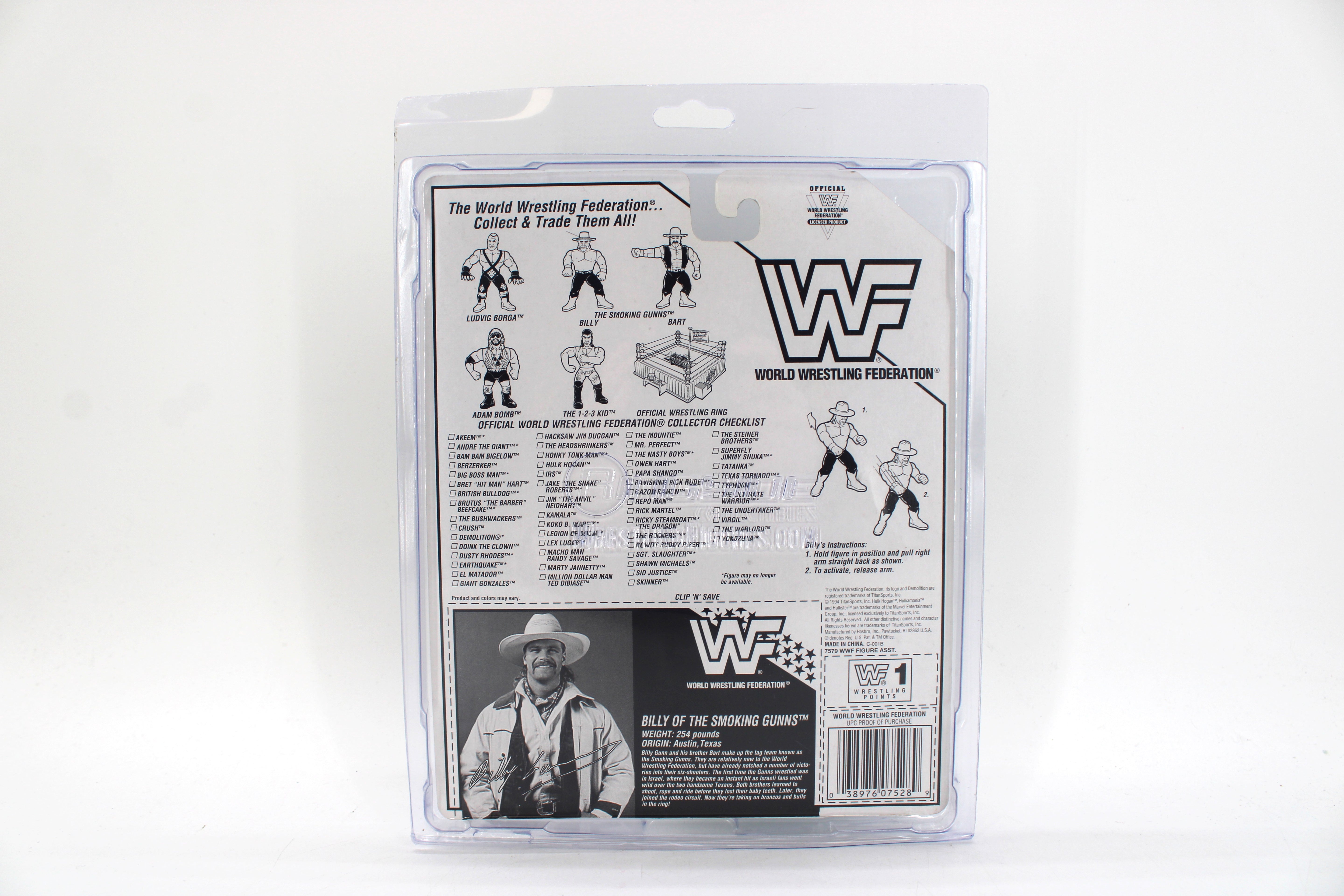WWF Billy of the Smoking Gunns Action Figure (1994) - view 7
