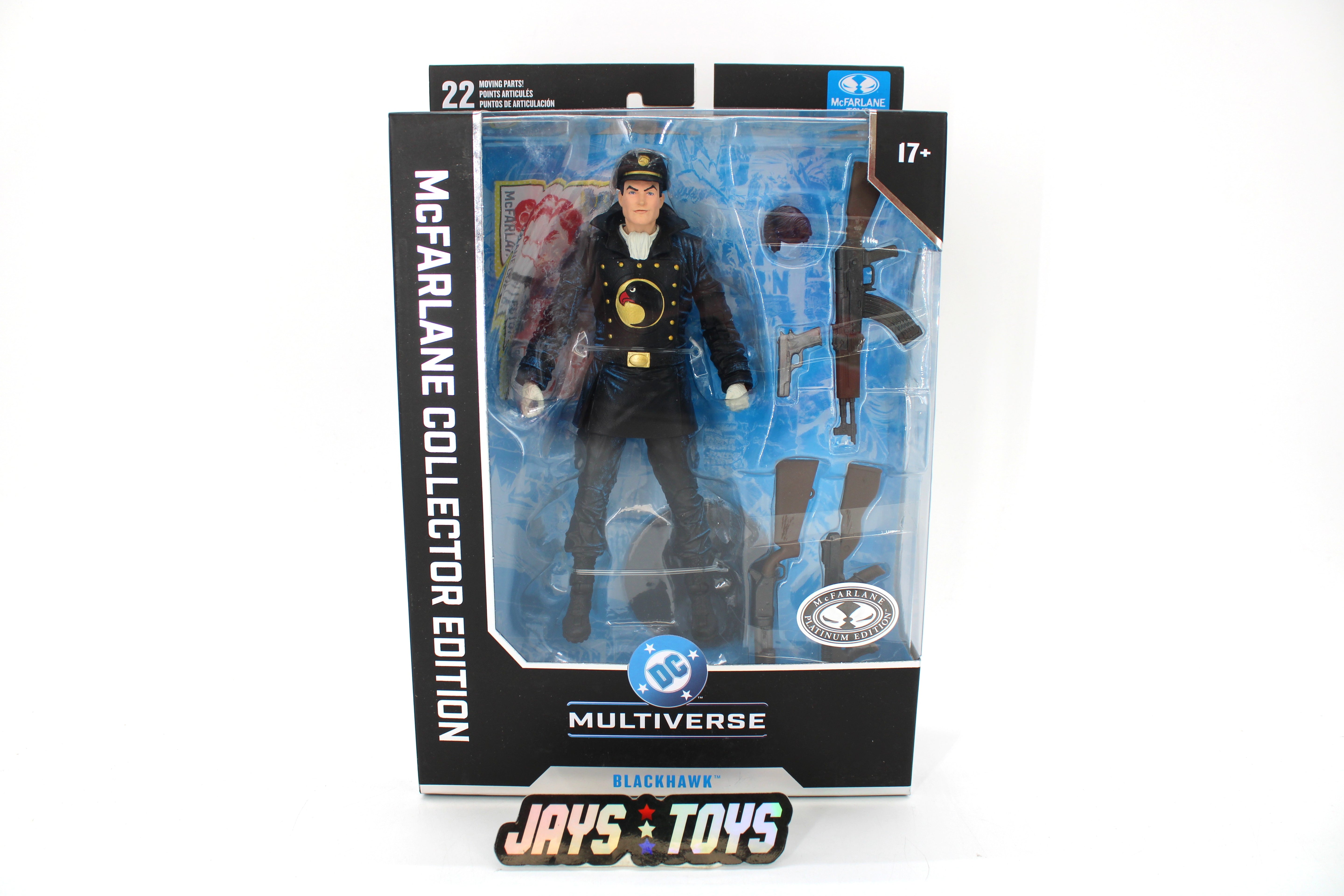 McFarlane Toys DC Multiverse Blackhawk Platinum Variant Action Figure (2026) product image