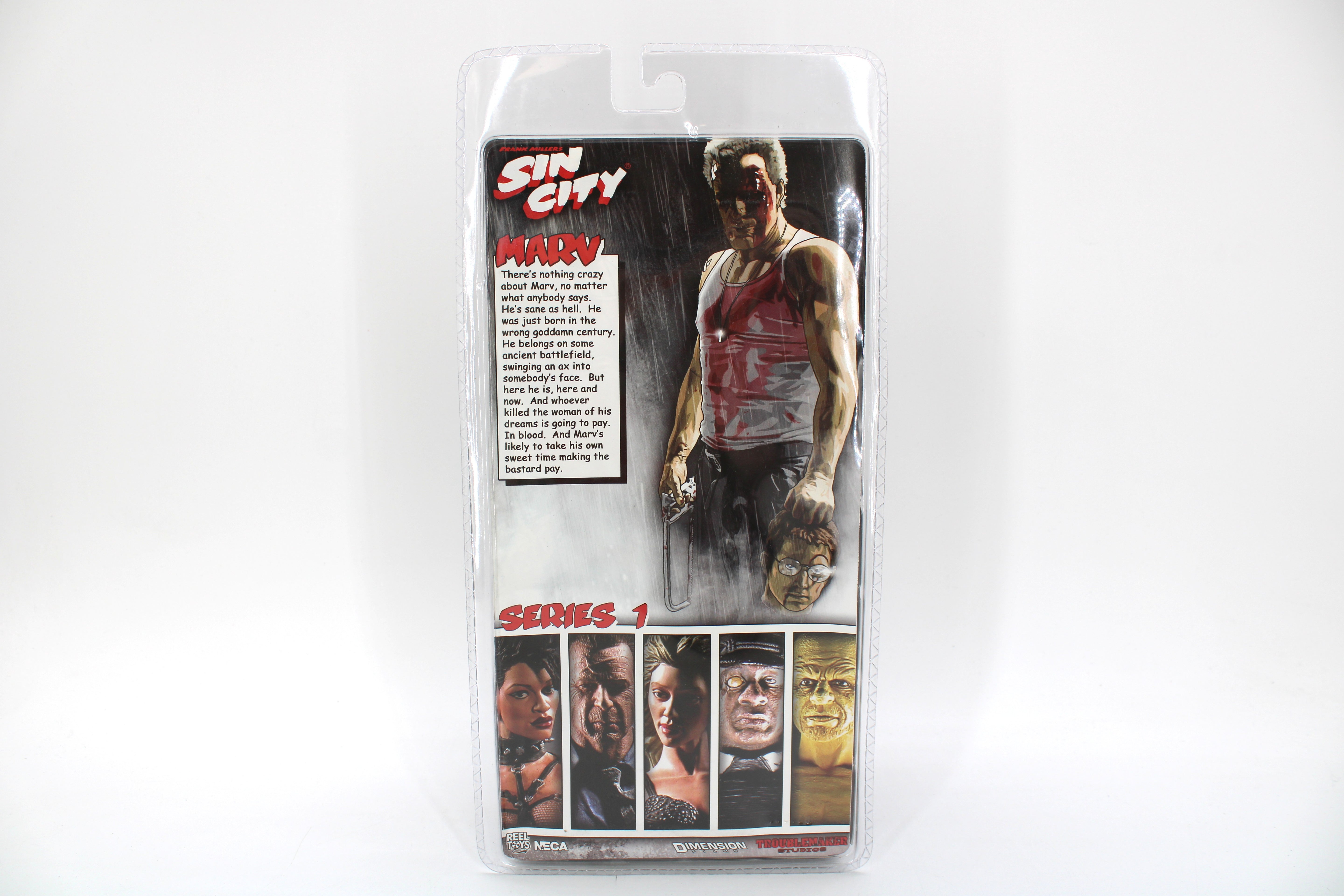 Reel Toys Sin City Series 1 Bloody Marv Action Figure (2005 NECA) - view 2