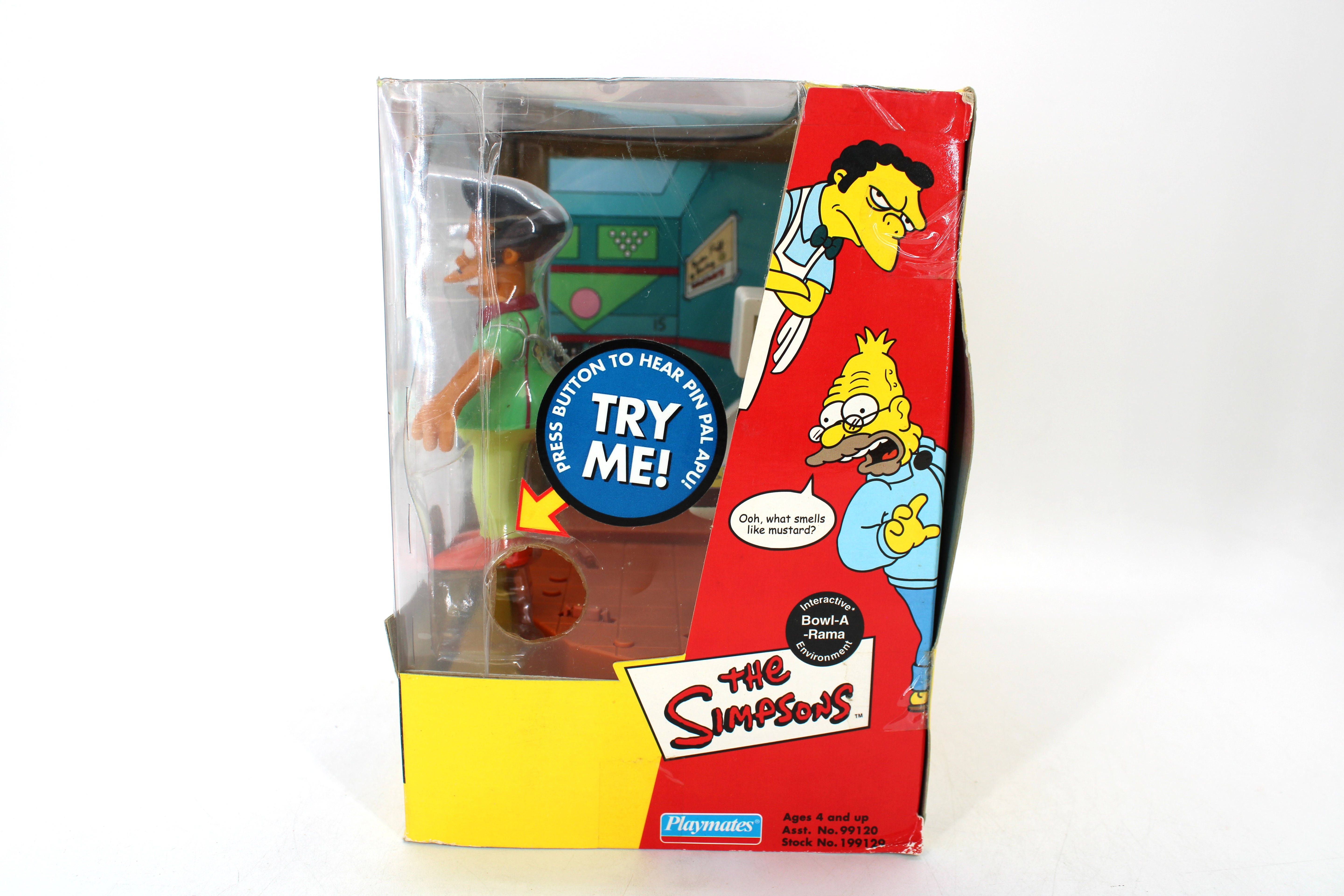 The Simpsons Bowl-A-Rama with Pin Pal Apu Action Figure Set (2001 Playmates Toys) - view 5