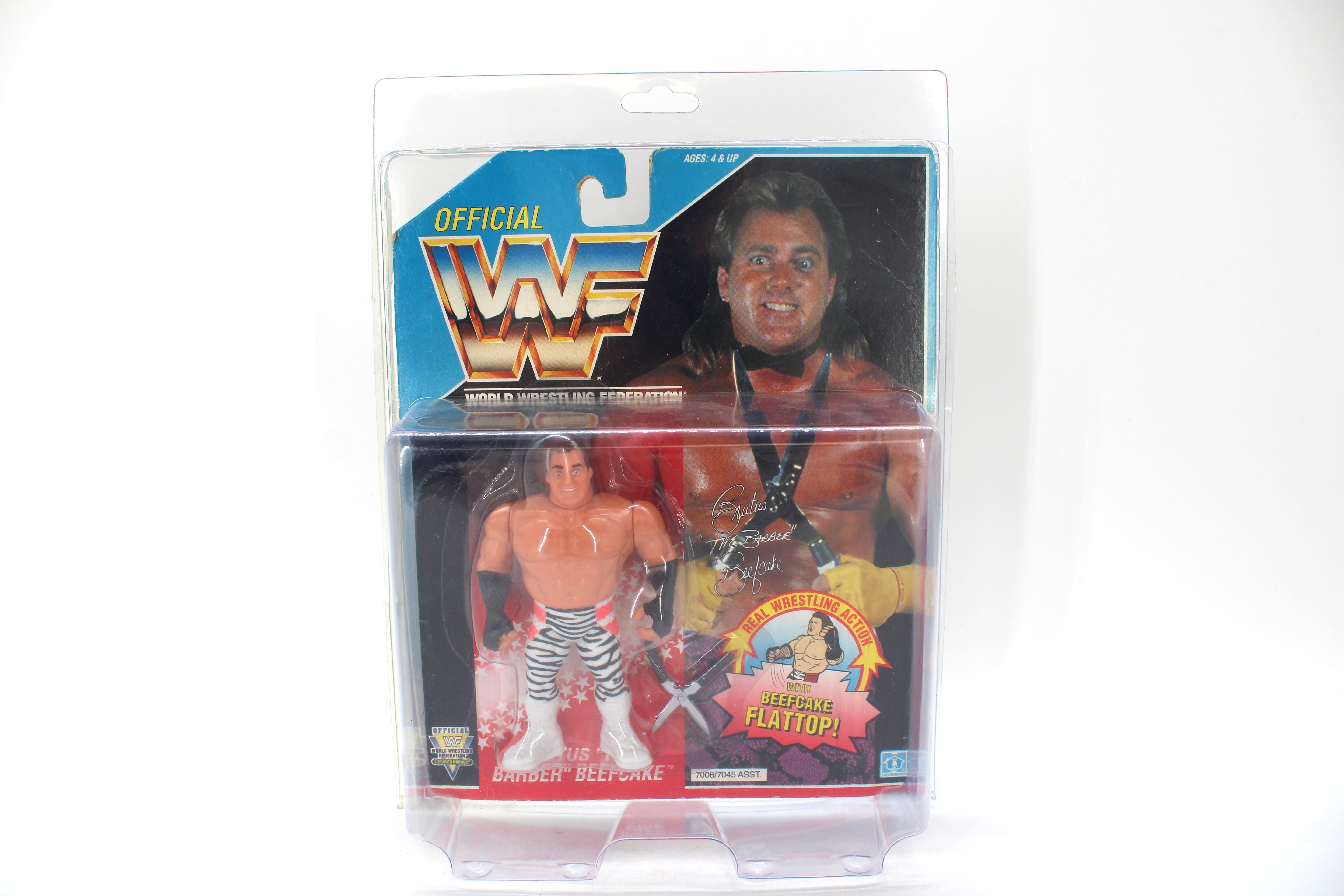 WWF Brutus 'The Barber' Beefcake Action Figure (1991) - view 6